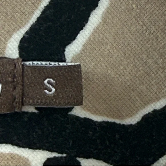 J. McLaughlin Devon Ponte Scribe Print Knit Sheath Dress Black Tan Size Small - Picture 9 of 11